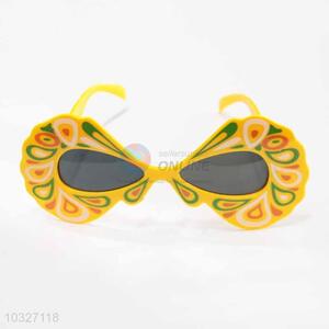 Yellow Butterfly Fashion Party Glasses