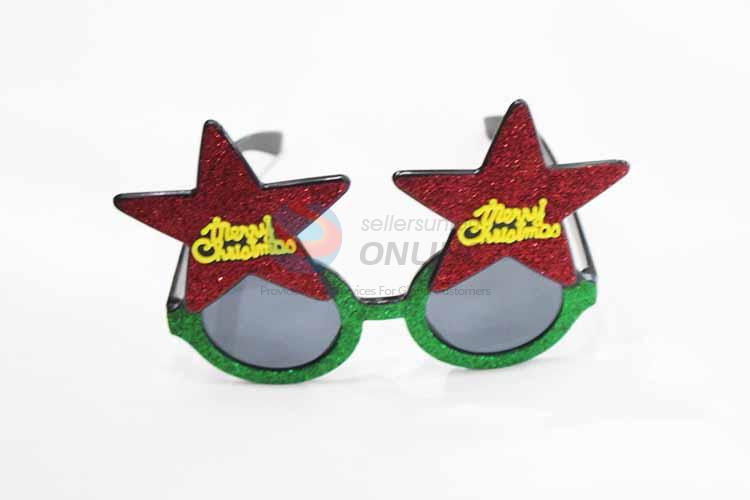 Merry Christmas Star Shaped Fashion Party Glasses