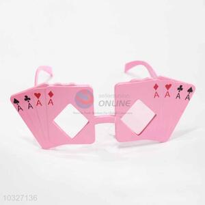 Pink Poker Fashion Party Glasses
