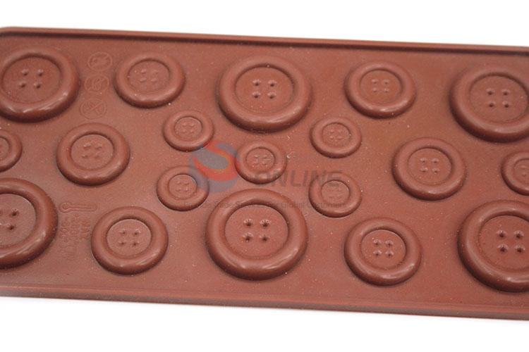 High Quality Button Shape Baking Mold Silicone Chocolate Mould