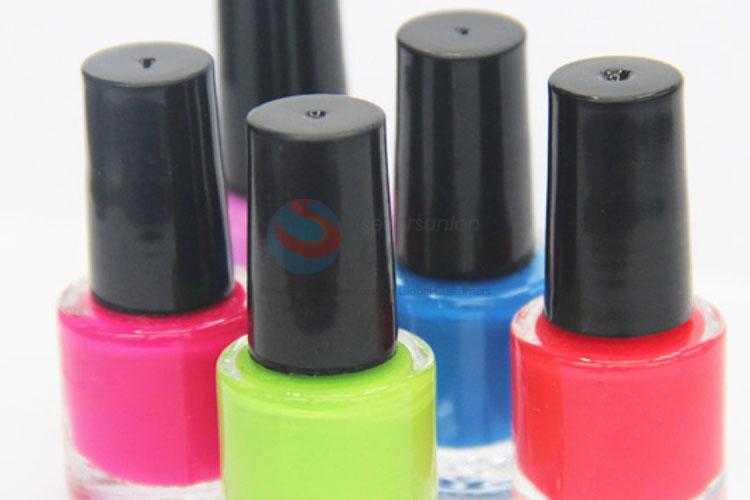 Portable Five Solid Color Art Nail Polish