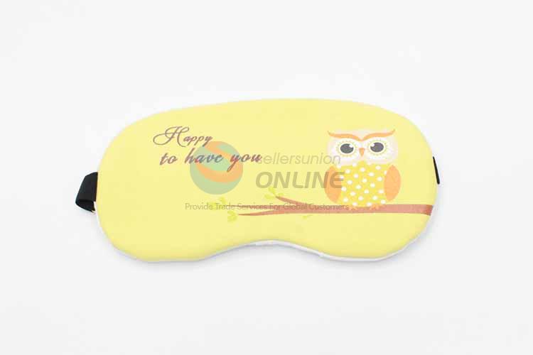 Cartoon Owl Pattern Eyeshade or Eyemask for Airline and Hotel