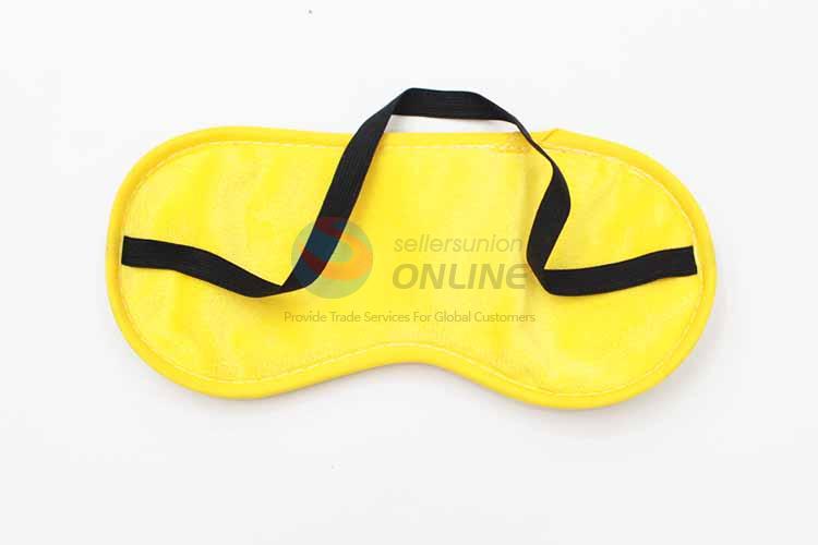 Yellow Strip Pattern Eyeshade or Eyemask for Airline and Hotel