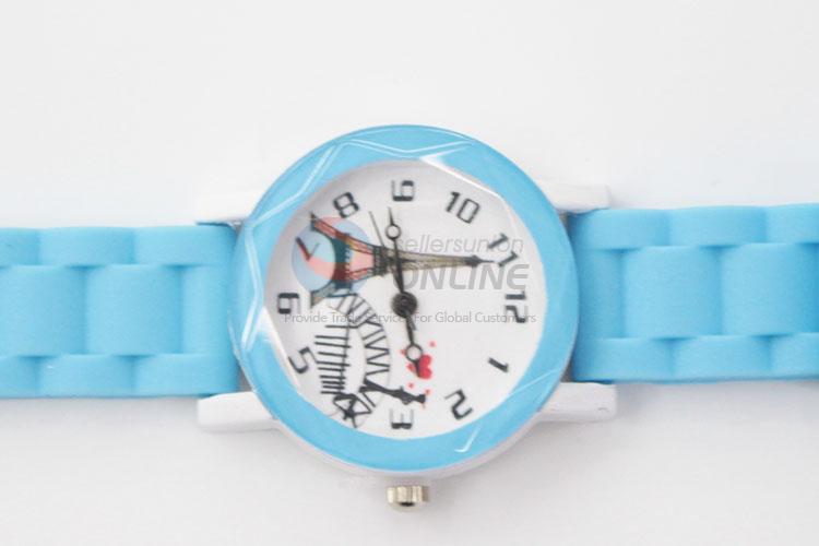 Oem Custom Womens Watch with Silicone Strap with Good Quality