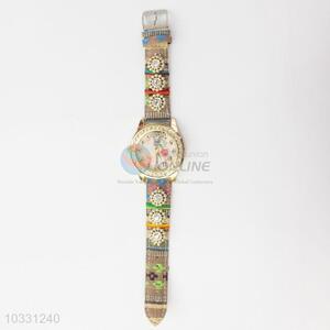 Most Popular Womens Wrist Watch with Weave Strap