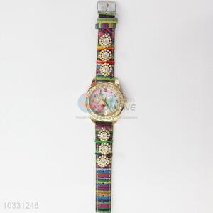 High Quality Womens Watch with Weave Strap