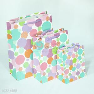 Factory Direct Colorful Dot Pattern Gift Bag for Sale