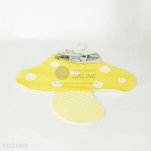 Lovely Yellow Mushroom Design Anti-slip Mat for Sale