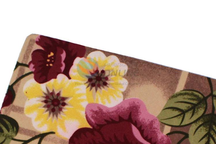 Fashion Style Flower Printed Door Mat