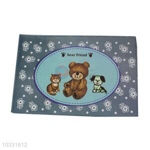 China Supplies Wholesale Bear Printed Door Mat