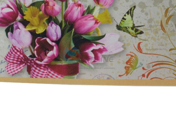 Oem Custom Flower Printed Door Mat With Good Quality