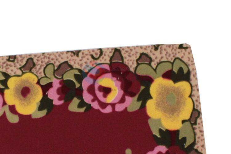 Most Popular Flower Printed Door Mat,40*60Cm