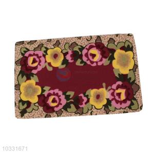 Most Popular Flower Printed Door Mat,40*60Cm