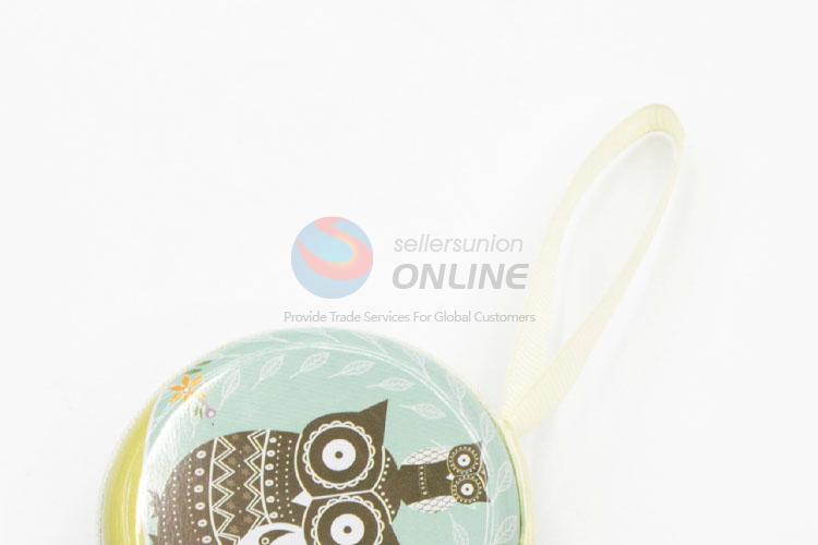 Cartoon Printed Women Coin Bag With Zipper