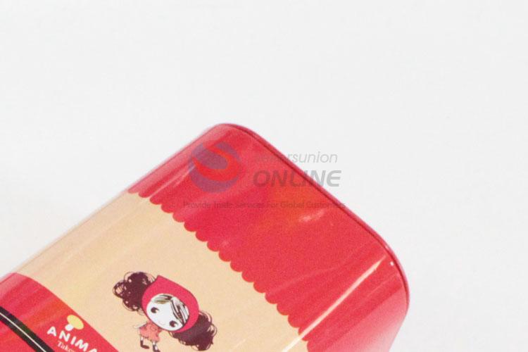 Customized New Arrival Cartoon Printed Coin Tin Box