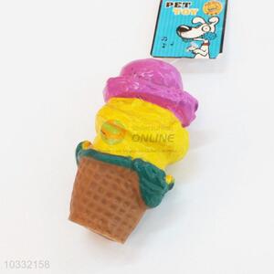 Wholesale Cheap Price Ice Cream/Vinyl Pet Toy