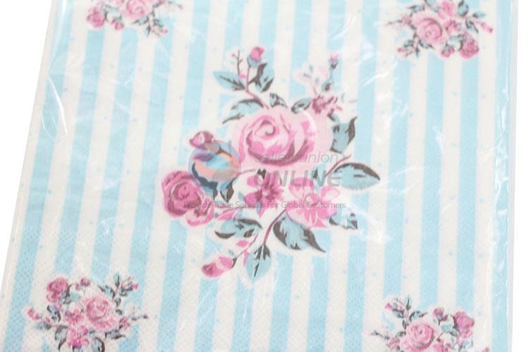 Wholesale Flower Printed Square Paper Towel for Sale