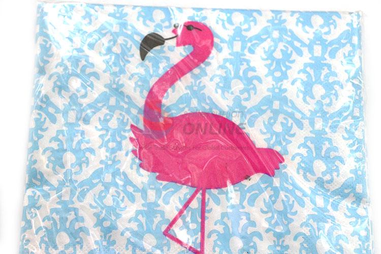 New and Hot Flamingo Prined Square Paper Towel for Sale