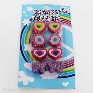 New Arrival 8pcs Erasers Set