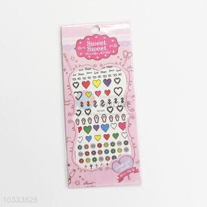 Good low price hot sales nail sticker