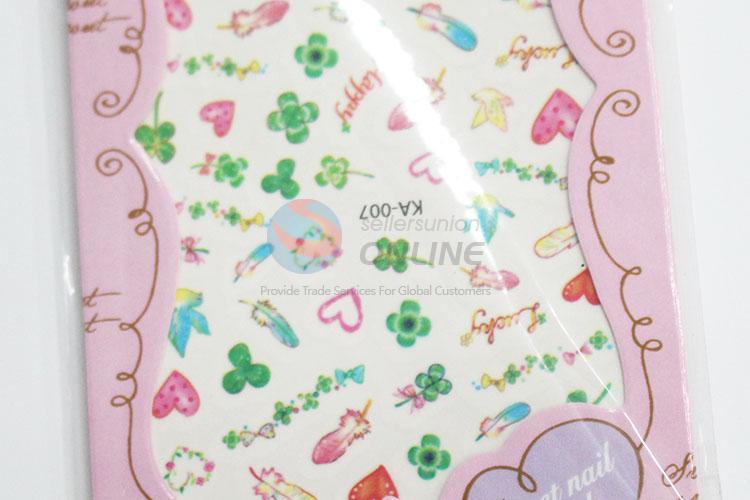 Wholesale cute style nail sticker