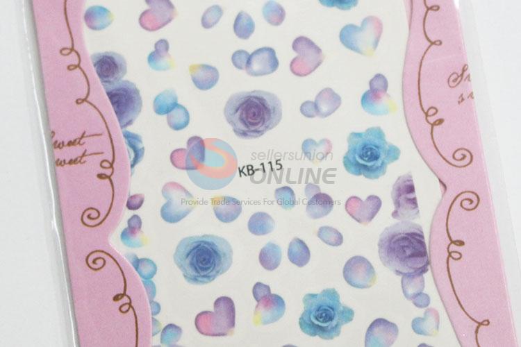 Best sales cheap flowers nail sticker