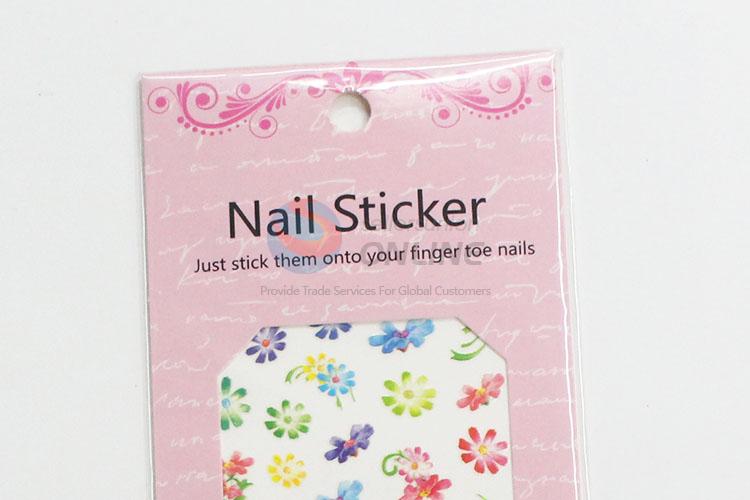 Cute best popular style flowers nail sticker