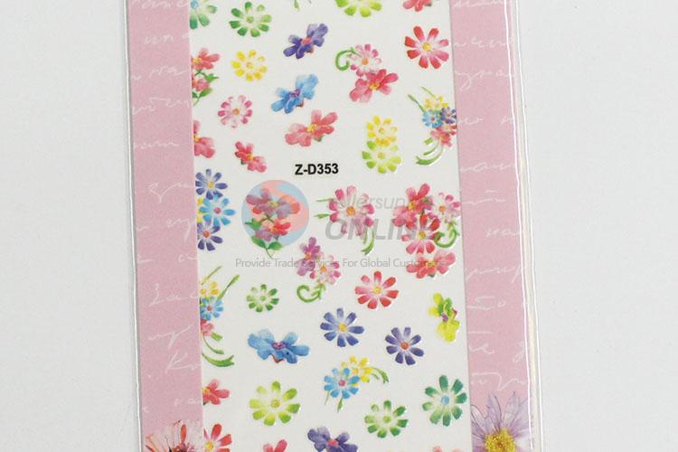 Cute best popular style flowers nail sticker