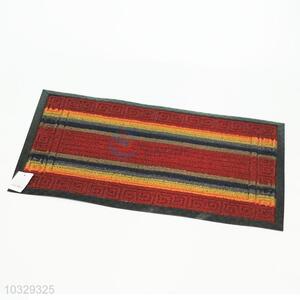 Hot sale striped anti-slip PVC coil door mat for bath