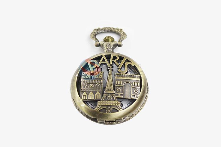 Popular design low price retro pocket watch