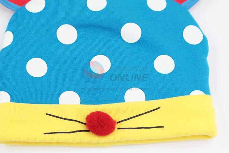 Cute Mouse Design Baby Hats Outdoor Warm Hat