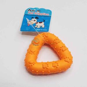 Orange Triangle Shaped Pet Toys/Dog Toy/Chew Toy