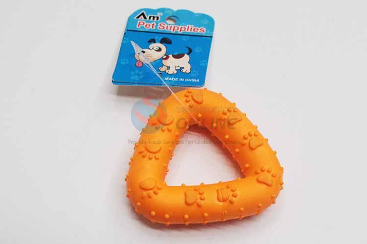 Orange Triangle Shaped Pet Toys/Dog Toy/Chew Toy