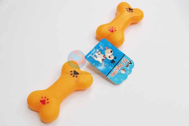 Orange Bone Vinyle Pet Toys/Dog Toy/Chew Toy