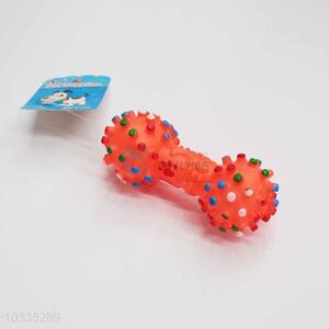 Orange Bone Shaped Vinyle Pet Toys/Dog Toy/Chew Toy