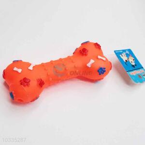 Orange Bone Vinyle Pet Toys/Dog Toy/Chew Toy