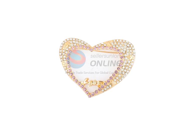 Factory wholesale popular heart shaped brooch