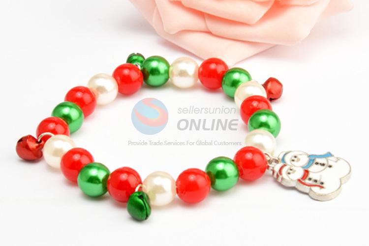 Wholesale promotional custom Christmas style bracelet