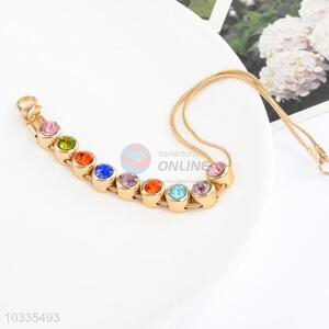 Competitive price hot selling colorful stones bracelet