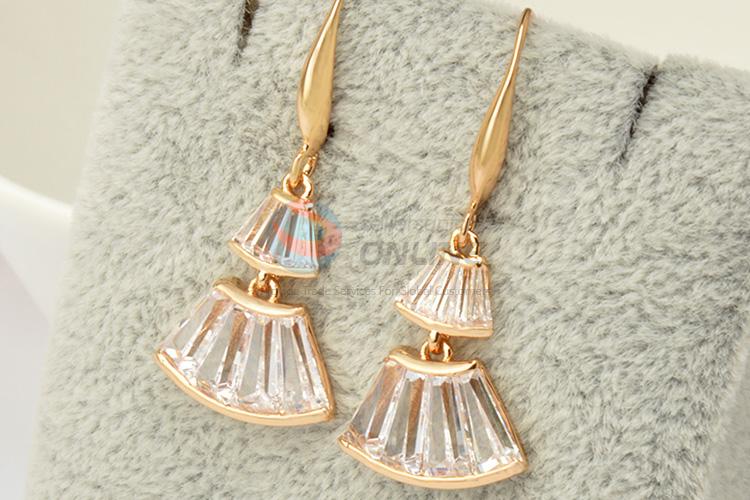 Bottom price good quality zircon earrings