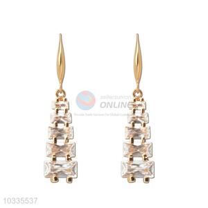 Popular promotional zircon earrings