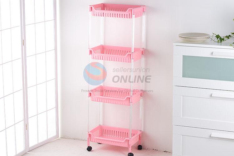 Cheap Four Layers Storage Rack Storage Holders With Wheels