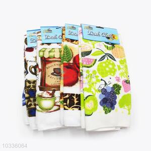 White Background Printing Tea Towel