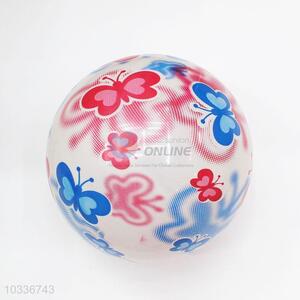 Butterfly Pattern White PVC Inflatable Ball