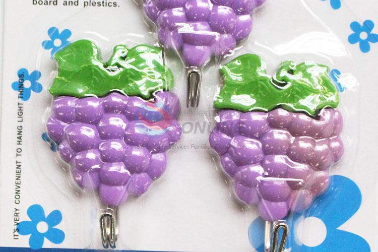 Best Selling Fruit Pattern Sticky Hook Plastic Hook