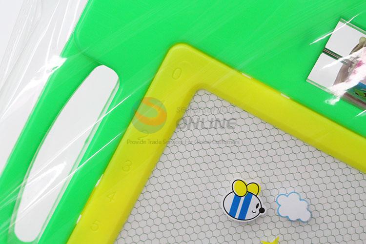 Green house shape plastic kids drawing board