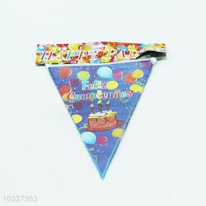 10pc Hot Birthday Party Bunting Banner Triangle Flags Pennant Decor