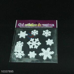 Hot selling snowflake shape gel wall stickers