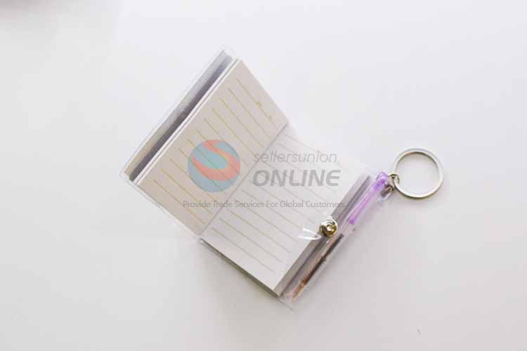 Notebook Key Chain/Key Ring with Pen