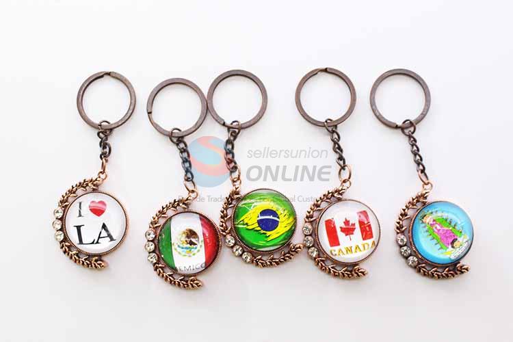 Canada Flag Pattern Key Chain/Key Ring